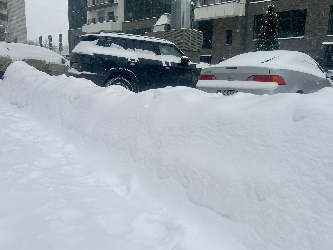Фото Новосибирск засыпало снегом накануне 40-градусных морозов: 10 кадров аномальной погоды 2
